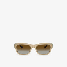 Солнцезащитные очки VO5530S в оправе-подушке из ацетата Vogue, коричневый