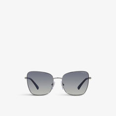 VO4277SB солнцезащитные очки в металлической оправе-бабочке Vogue, серый