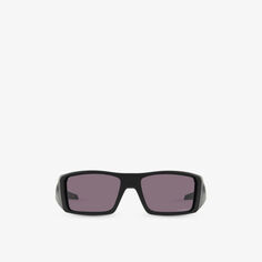 OO9231 Солнцезащитные очки HelioStat в прямоугольной оправе из ацетата ацетата Oakley, черный