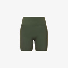 Шикарные шорты из эластичной ткани с высокой посадкой Adanola, зеленый