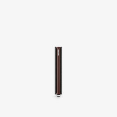 Мини-кошелек премиум-класса из кожи и алюминия Secrid, коричневый