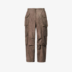 Широкие брюки карго стандартного кроя Gocar с карманами Entire Studios, цвет brunette