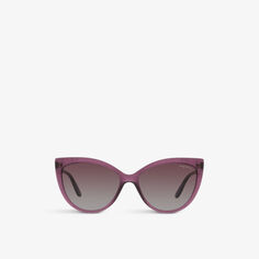 VO5484S поляризационные солнцезащитные очки с прозрачными вставками Vogue, фиолетовый
