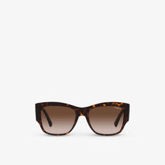 VO5462S квадратная оправа из ацетата черепахового цвета Vogue, коричневый