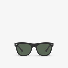 Солнцезащитные очки VO5465S в квадратной оправе из ацетата Vogue, черный