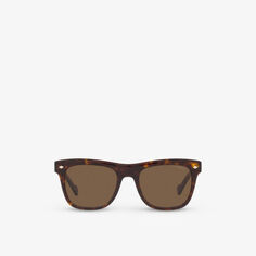 Солнцезащитные очки VO5465S в квадратной оправе из ацетата Vogue, коричневый