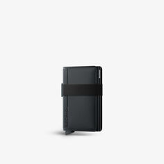 Алюминиевый кошелек Bandwallet с тисненым логотипом Secrid, черный