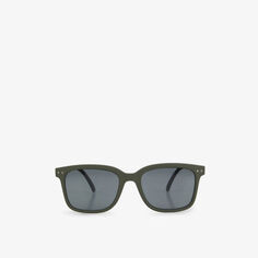 SLMSLC25_00 солнцезащитные очки #L из ацетата с квадратными глазами Izipizi, зеленый
