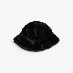 Широкополая шляпа-ведро Prinnia из искусственного меха Ted Baker, черный