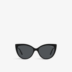 Солнцезащитные очки VO5484S в инъекционной оправе «кошачий глаз» Vogue, черный