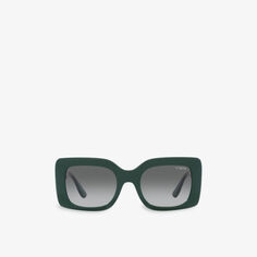 Солнцезащитные очки в инъекционной прямоугольной оправе VO5481S Vogue, зеленый