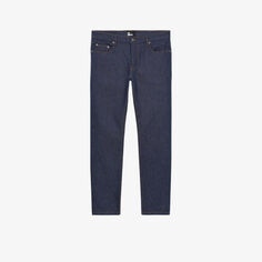 Узкие джинсы классического кроя из эластичного денима с пятью карманами The Kooples, цвет blu05