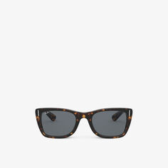 Солнцезащитные очки RB2248 в прямоугольной оправе Ray-Ban, коричневый