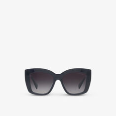 Солнцезащитные очки MU 04WS в квадратной оправе из ацетата Miu Miu, серый