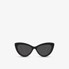 Солнцезащитные очки MU 04YS из ацетата кошачьего глаза Miu Miu, черный