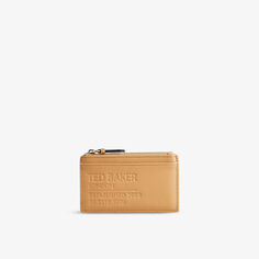Кожаный кошелек Darcena с тисненым логотипом Ted Baker, оранжевый