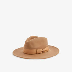 Шерстяная шляпа-федора Bon Fedora Boutique Bonita, оранжевый
