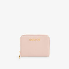 Кожаный кошелек с логотипом Gucci, розовый