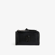 Кожаный кошелек Snapshot с пластинкой-логотипом Marc Jacobs, черный