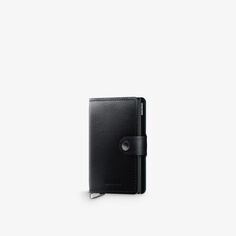 Мини-кошелек премиум-класса из кожи и алюминия Secrid, черный