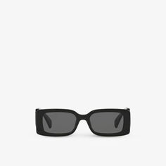 Солнцезащитные очки из ацетата в прямоугольной оправе с фирменным логотипом GG1325S Gucci, черный