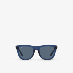 RBR0502S Солнцезащитные очки Wayfarer Reverse с прозрачными вставками Ray-Ban, синий