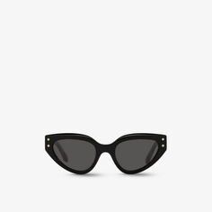 Солнцезащитные очки BV8256 из ацетата в оправе «кошачий глаз» Bvlgari, черный