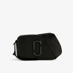 Кожаная сумка через плечо Snapshot Marc Jacobs, черный
