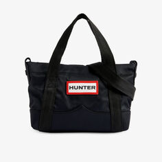 Миниатюрная тканая сумка-тоут Top Clip Hunter, черный