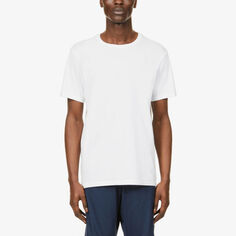 Комплект из трех футболок из хлопкового трикотажа Calvin Klein, белый