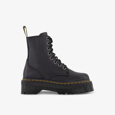 Кожаные ботинки на шнуровке на платформе Jadon III Dr. Martens, черный