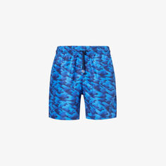 Плавки-шорты Maui с графичным принтом Derek Rose, синий