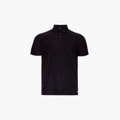 Рубашка-поло из эластичного джерси с фирменной нашивкой Strato Tech Vuori, черный