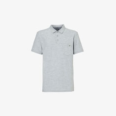 Рубашка-поло из переработанного полиэстера с фирменной бляшкой Ace Vuori, серый