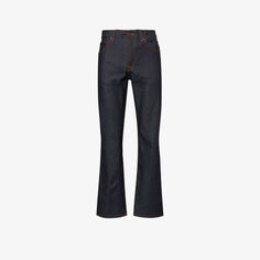 Джинсы прямого кроя свободного кроя с фирменной нашивкой Rad Rufus Nudie Jeans, цвет dry heavy