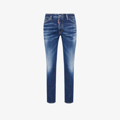 Узкие джинсы классического кроя Cool Guy из эластичного денима Dsquared2, темно-синий