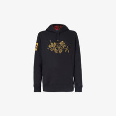 Толстовка из смесового хлопка с вышитым логотипом Lunar New Year Polo Ralph Lauren, черный