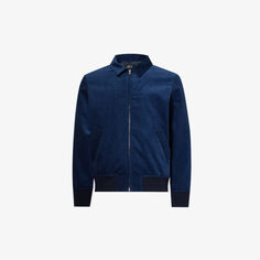 Куртка из хлопка и вельвета с фирменной вышивкой Apc, темно-синий A.P.C.
