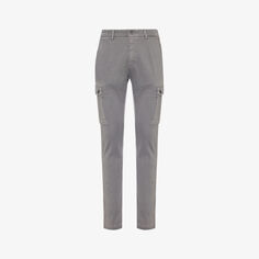 Зауженные джинсы Jaan из эластичного денима с петлями для ремня Replay, серый