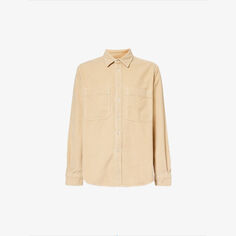 Рубашка из хлопка и вельвета стандартного кроя с накладными карманами Ps By Paul Smith, цвет tan