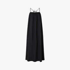 Хлопковое платье макси Arielle с прямым вырезом Soeur, цвет noir