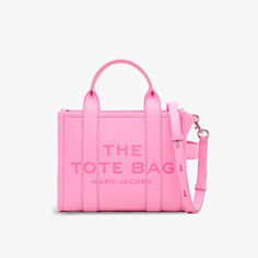 Маленькая кожаная большая сумка Marc Jacobs, розовый