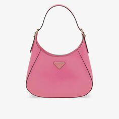 Кожаная сумка через плечо Cleo Prada, розовый