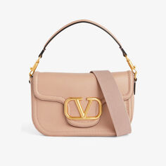Кожаная сумка через плечо Loco Valentino Garavani, розовый