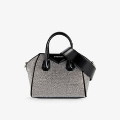 Плетеная сумка Antigona с верхней ручкой Givenchy, черный