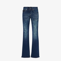 Расклешенные джинсы Billy из эластичного денима свободного кроя True Religion, цвет dark wash