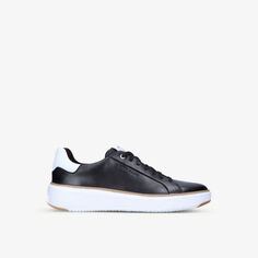 Кожаные кроссовки Grand Pro Topspin Cole Haan, черный