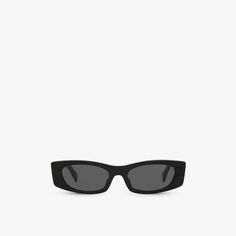 CL4245US солнцезащитные очки из ацетата неправильной оправы Celine, черный