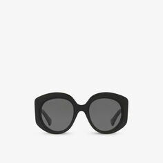 GC002055 GG1308S солнцезащитные очки из ацетата в круглой оправе Gucci, черный