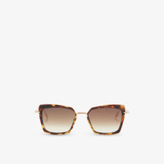 DTS405 Солнцезащитные очки Perplexa в ацетатной оправе-бабочке Dita, коричневый